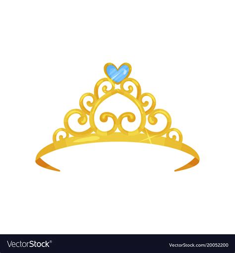 Princess Gold Crown Svg