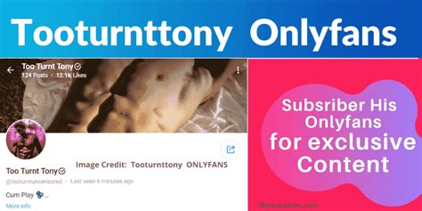 Tooturnttony Onlyfans Leaked News, Wiki, Bio, Net worth, Age