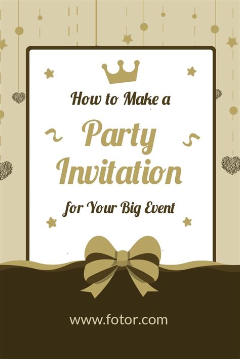 How to Make Party Invitations for Your Big Events | Fotor