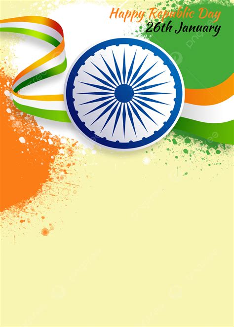 Vertical Banner Of Happy Indian Republic Day Celebration Background ...