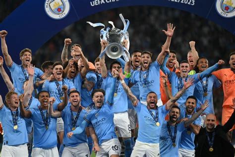 UCL: Manchester City beat Inter to complete historic treble