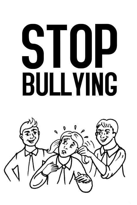 Stop Bullying environment school poster template | PosterMyWall