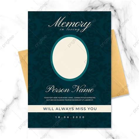 Funeral Invitation Card Template – Mightyprintingdeals.com