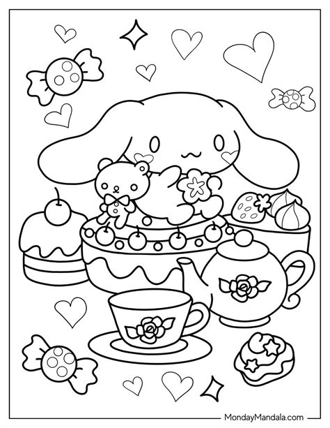 22 cinnamoroll coloring pages free pdf printables – Artofit