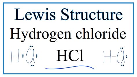 Dot And Cross Diagram For Hydrogen Chloride