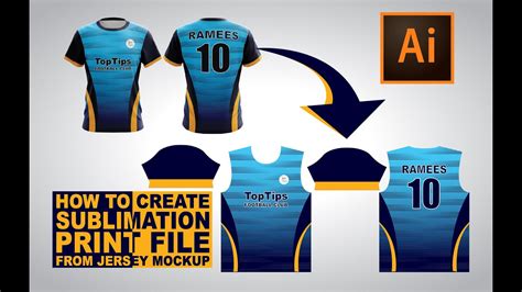 Layout Your Jersey Designs Into Patterns For Sublimation ...