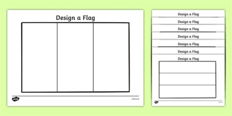 Plain Flag Template Design Pack - Parents - Geography