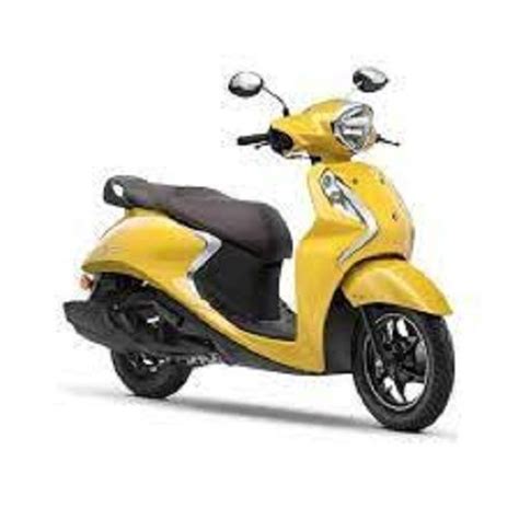 All-metal Yellow And Black Yamaha Fascino 125 Fi Two Wheeler Scooty ...