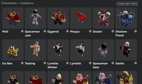 Avatar Editor: Organize Created Outfits / Characters - Website Features ...