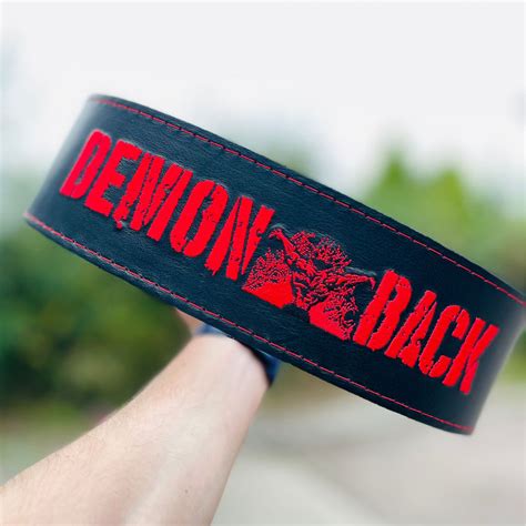 Custom Embroidered Lever Powerlifting Belt - Design Your Own Belt ...