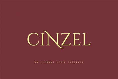 Cinzel Font - Dafont File