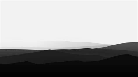 Minimalist Mountains Black And White, HD Artist, 4k Wallpapers, Images ...