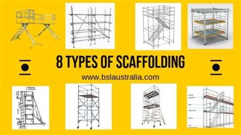 Types of Scaffolding - Scaffolds And Framworks by BSL Australia ...