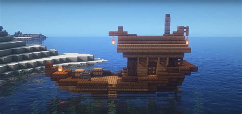 Minecraft Small Boat House Ideas and Design