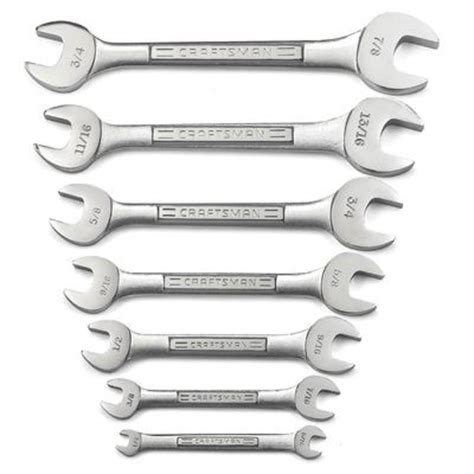 Craftsman 7 pc. Standard Open End Wrench Set