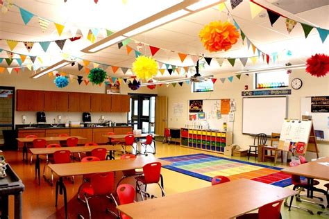 A Rainbow-Themed Classroom | Kindergarten classroom decor, Clutter free ...