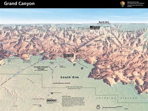 Grand Canyon National Park Map - United States Map