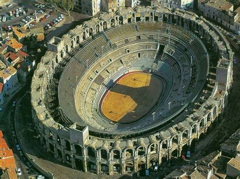 Roman Amphitheatre. Arles. France. | Ancient architecture, Amphitheater ...