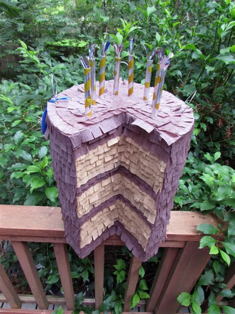 Chocolate Birthday Cake Piñata Birthday Cake Pinata - Etsy