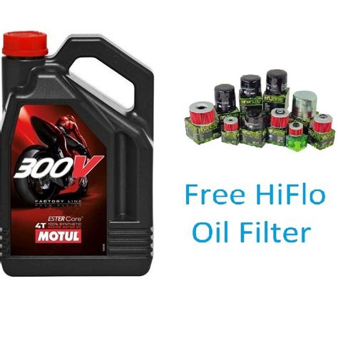 Motul 300V Road Race - 15w50 Synthetic Motorcycle Oil 4 Litres