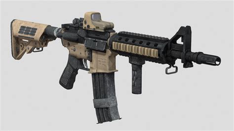 Second Life Marketplace - Full Perm Scripted Tactical M4 Carbine CQB ...