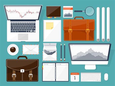 Premium Vector | Vector illustration flat background market trade ...