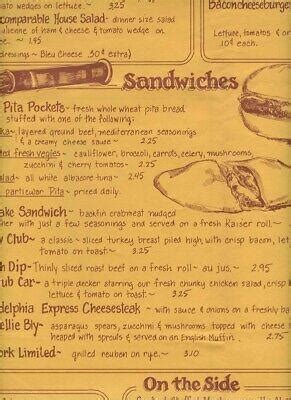 The Train Station Restaurant Menu Railroading State College ...