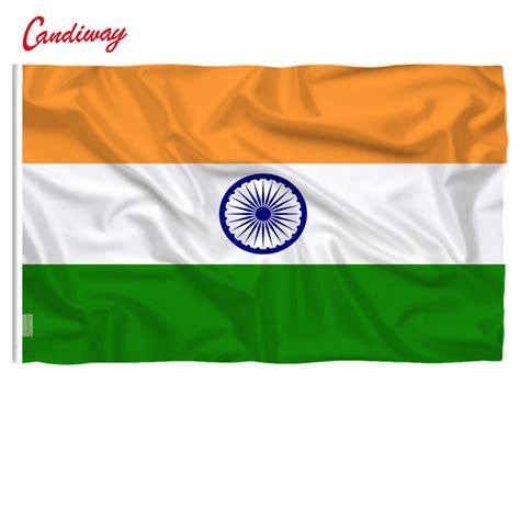 3X5 INDIA FLAG INDIAN COUNTRY FLAGS NEW BANNER Polyester Banner ...