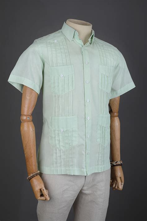 Guayabera Verde Agua | ubicaciondepersonas.cdmx.gob.mx