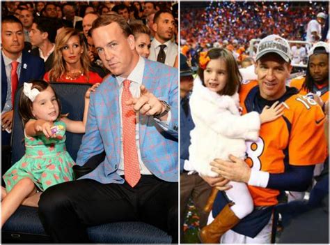 All-time greatest quarterback Peyton Manning and family