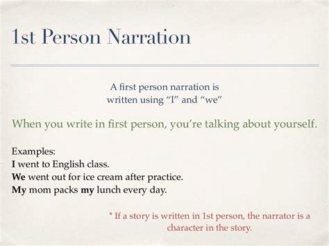 Narration: 1st, 2nd, and 3rd | Person, Writing, Narrator