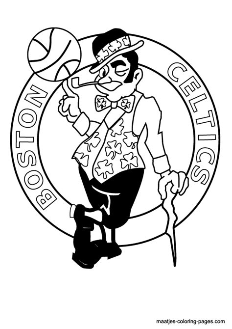 boston celtics logo black and white - Clip Art Library