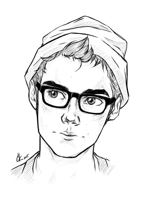 #cute #boy #glasses #art #character #inspo #inspiration | Cute boy ...