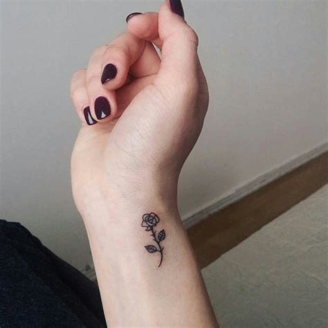 wrist rose tattoo | Rose tattoos on wrist, Cute tattoos on wrist, Small ...