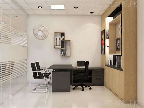 Simple And Best Small Office Design Idea - Ghar Plans