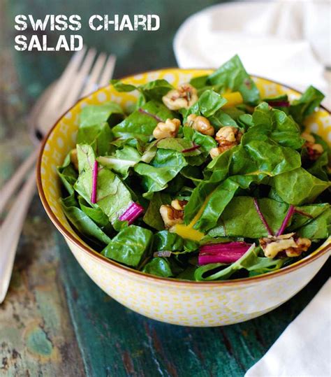 Swiss Chard Salad with Toasted Walnuts – Steph Gaudreau