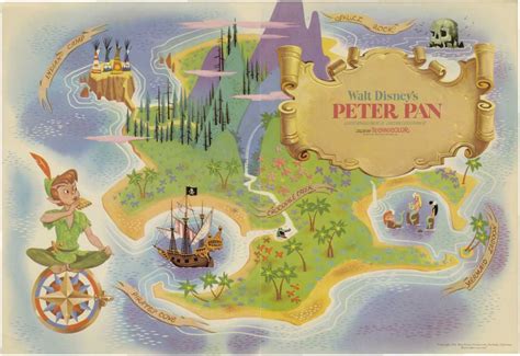 the-disney-elite | Peter pan disney, Peter pan, Neverland map