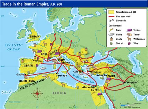 Roman Trade Routes - Rome