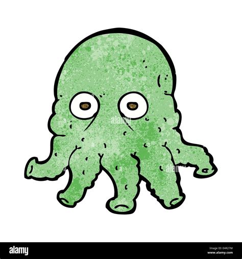 cartoon alien squid face Stock Vector Image & Art - Alamy