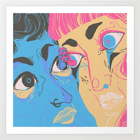 Gaze Art Print by cameliapham | Society6