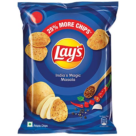 Buy Lays Potato Chips - Indias Magic Masala 52 gm Online at Best Price ...