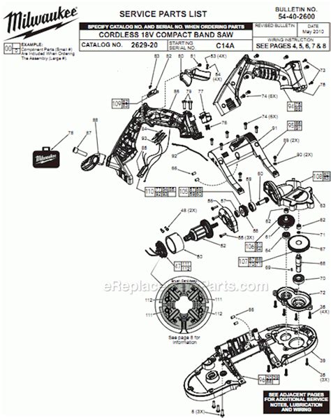 Milwaukee Portable Band Saw Parts List | Reviewmotors.co