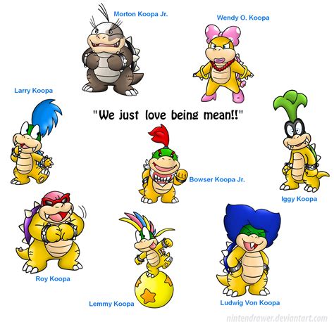 Bowser minions names - zinggarry