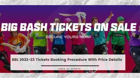 Big Bash League Tickets: BBL 2022-23 Tickets Booking Procedure With ...