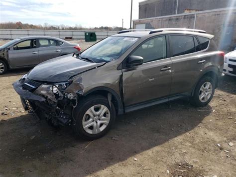 2015 TOYOTA RAV4 LE for Sale | VA - FREDERICKSBURG | Wed. Dec 13, 2023 ...