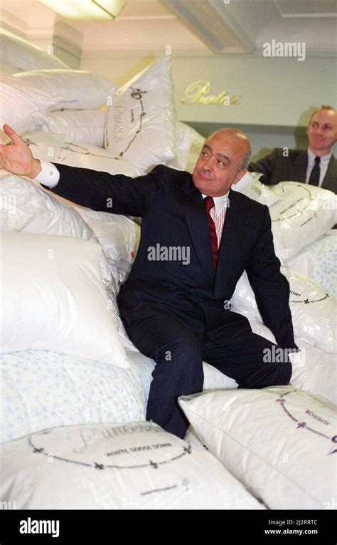 Harrods owner Mohamed Al-Fayed pictured at the Harrods sale. 7th July ...