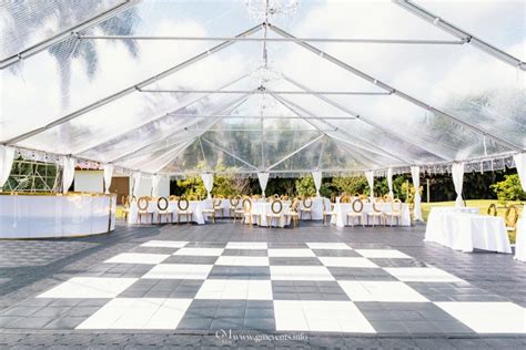 Daytime Clear Tent Wedding - Happy Party Rental Miami