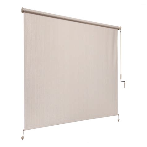 Coolaroo Cordless Exterior Roller Shade, Gray - WXF-02