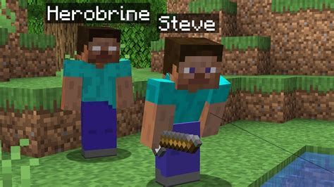 Minecraft Pictures Of Herobrine And Steve