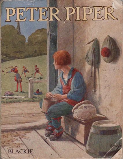 PETER PIPER and Other Nursery Rhymes: Good Stapled Booklet, Stiff Cover ...